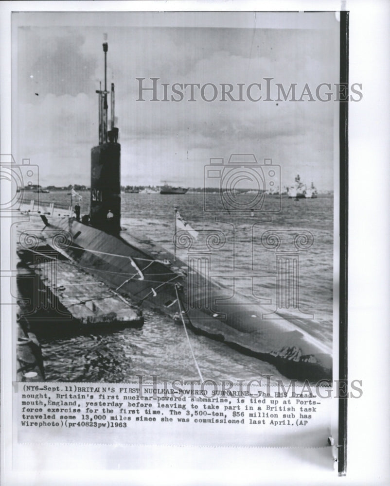 1963 Britain&#39;s First Nuclear Submarine - Historic Images