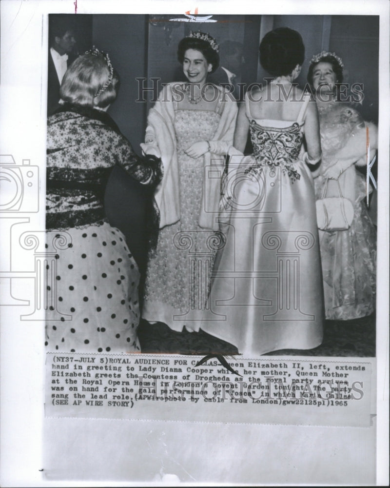 1965 Queen Mother Elizabeth II England - Historic Images