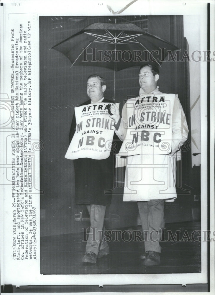 1967 TV personalities picket - Historic Images