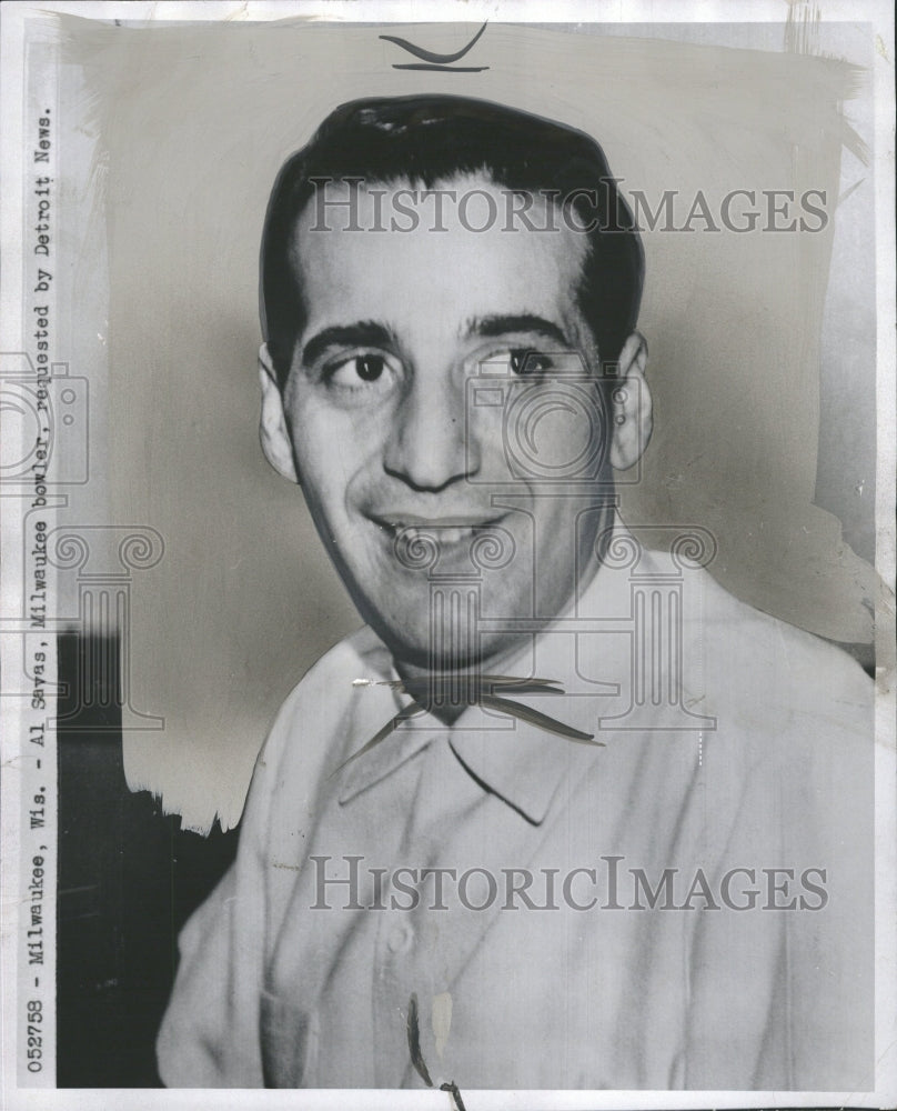 1958 Al Savas, Milwaukee bowler - Historic Images