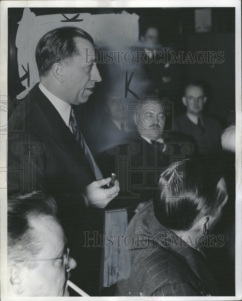 1941 Detroit City Treasurer Albert E. Cobo - Historic Images