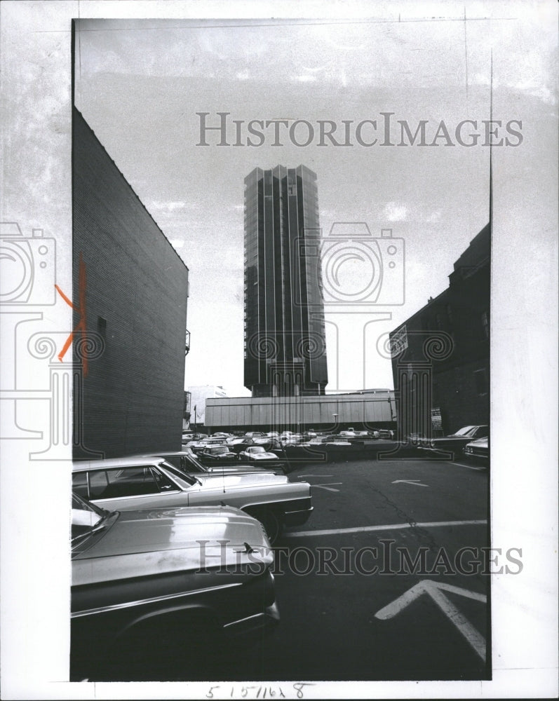 1965 Street view of Detroit Hotels - Historic Images