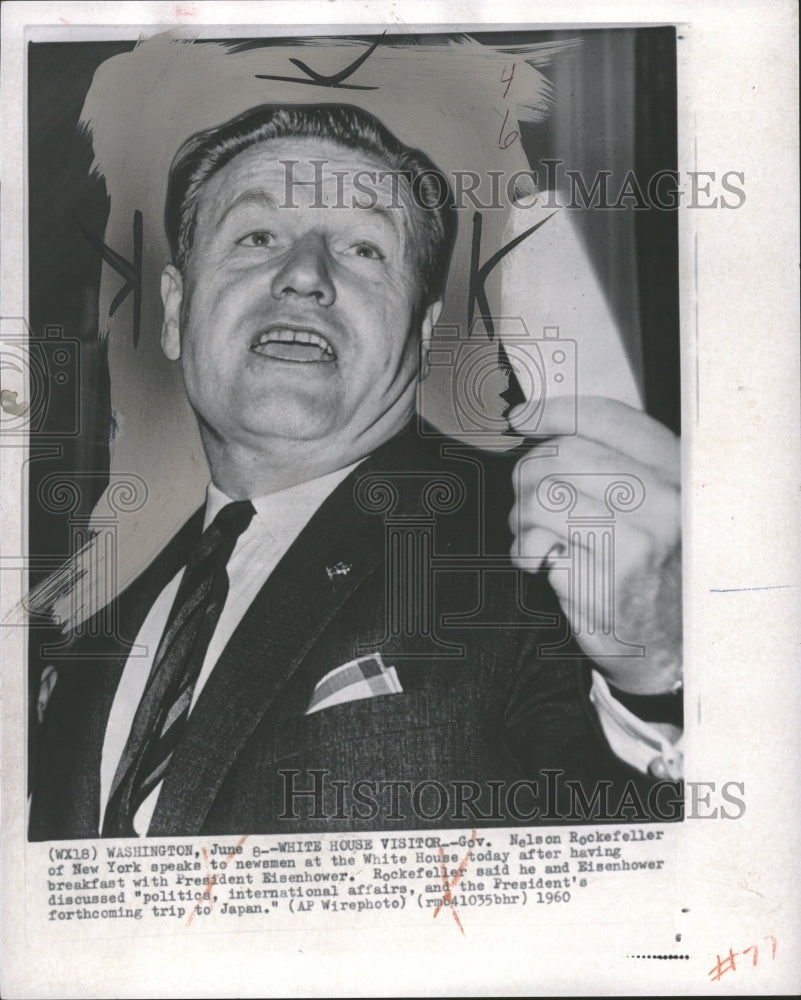 1960 Nelson Aldrich Rockefeller President - Historic Images