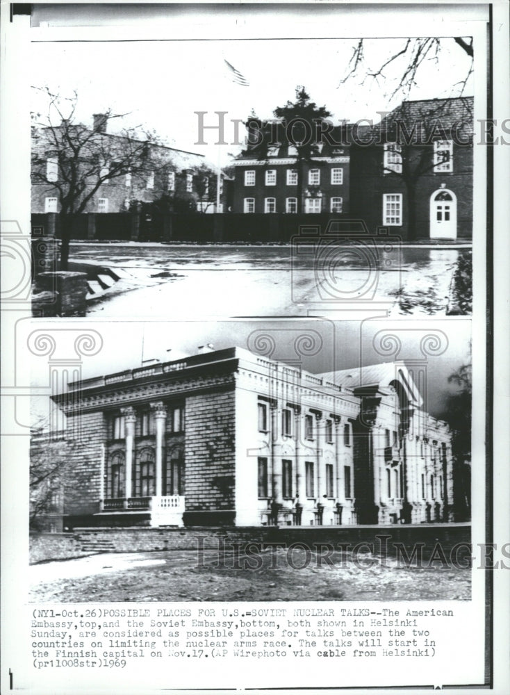 1969 American Embassy Soviet Place Country - Historic Images