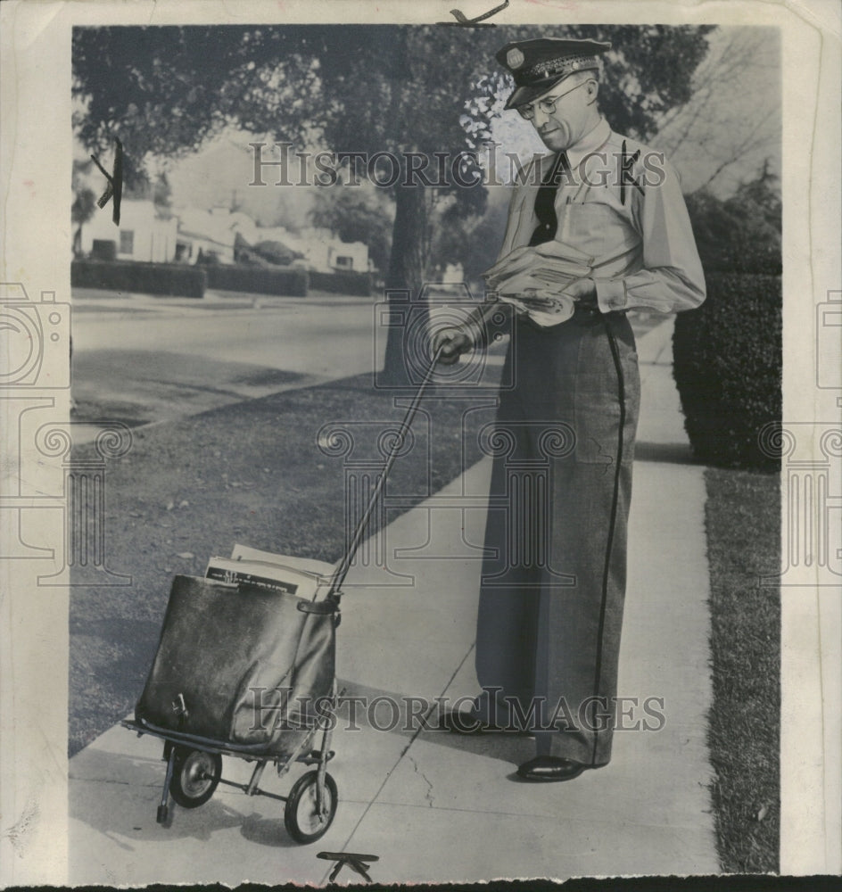 1950 CHESTER S. STRAUSBERG MAIL CARRIER - Historic Images