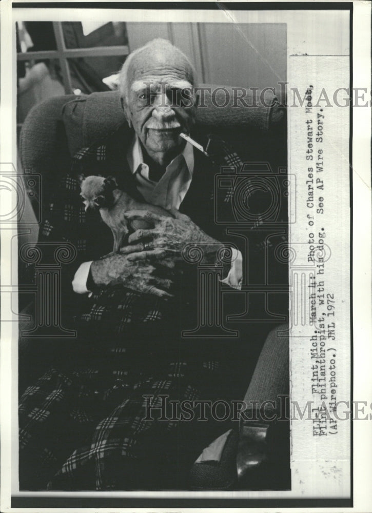 1972 Charles Stewart Mott Philanthropist - Historic Images