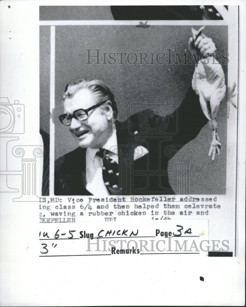 1975 Vice President Nelson Rockefeller - Historic Images