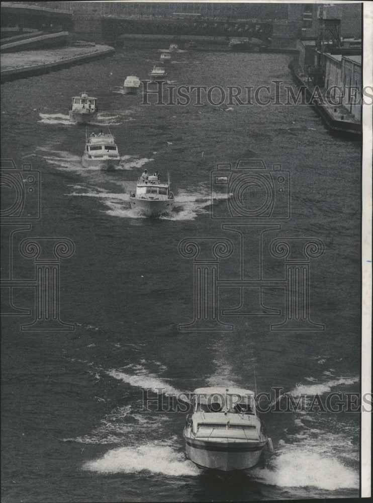 1975 Chicago Outer Drive Bridge West River - Historic Images