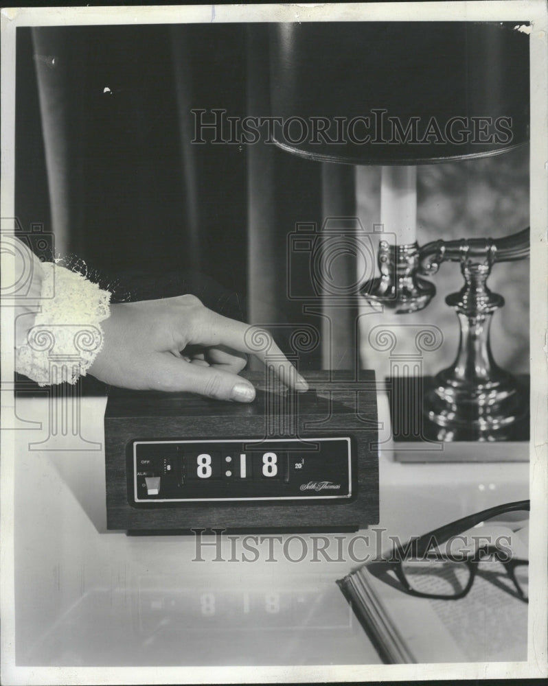 1971 Digital Alarm Clock Seth Thomas - Historic Images