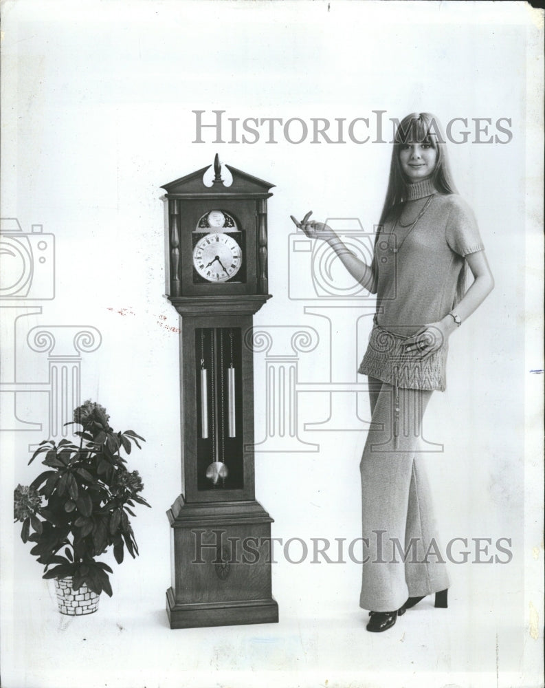 1971 Grandfather Floor Clock - Historic Images