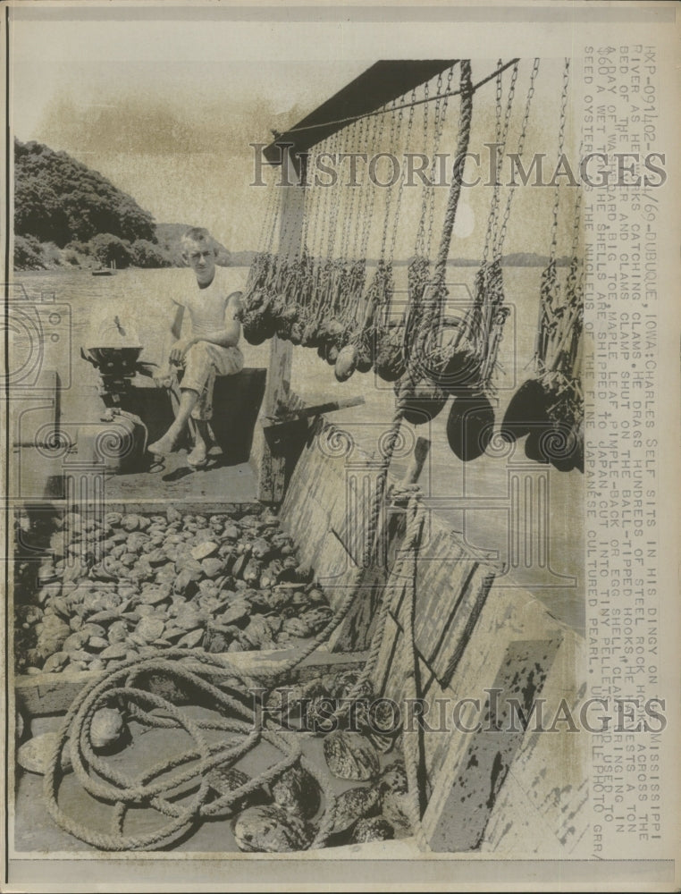 1969 Word Mussle Freshwater Marine Bivalves - Historic Images