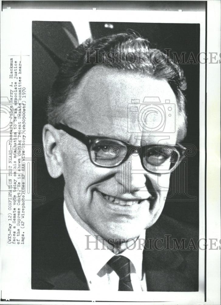 1970 Harold Andrew Blackmun - Historic Images