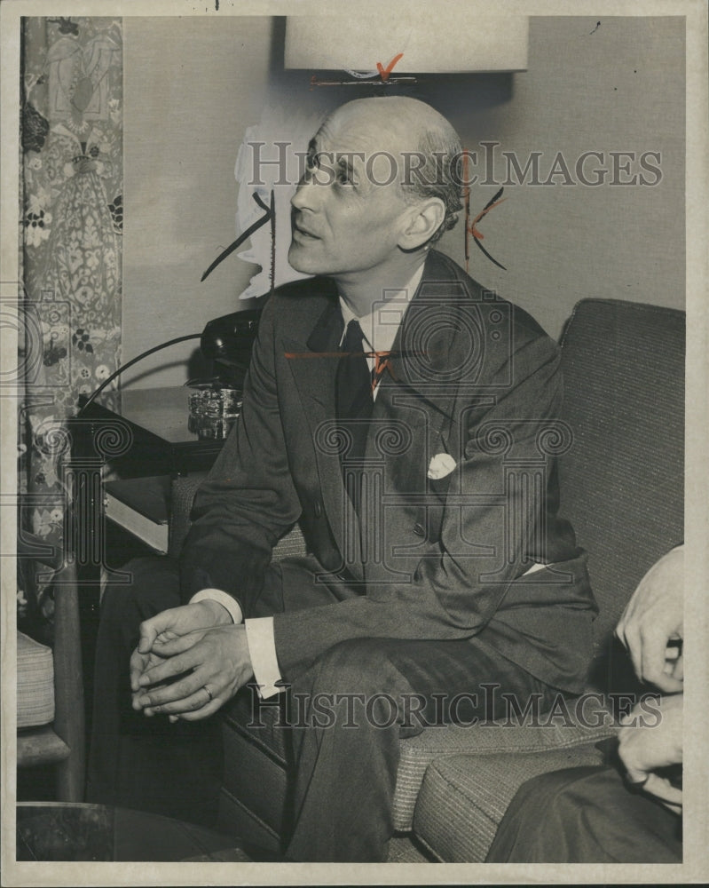 1959 Rudolf Bing Opera Impresario Germany - Historic Images