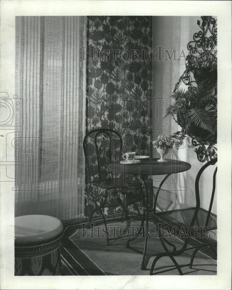 1966 Paneltrac Kirsch fabric screen design - Historic Images