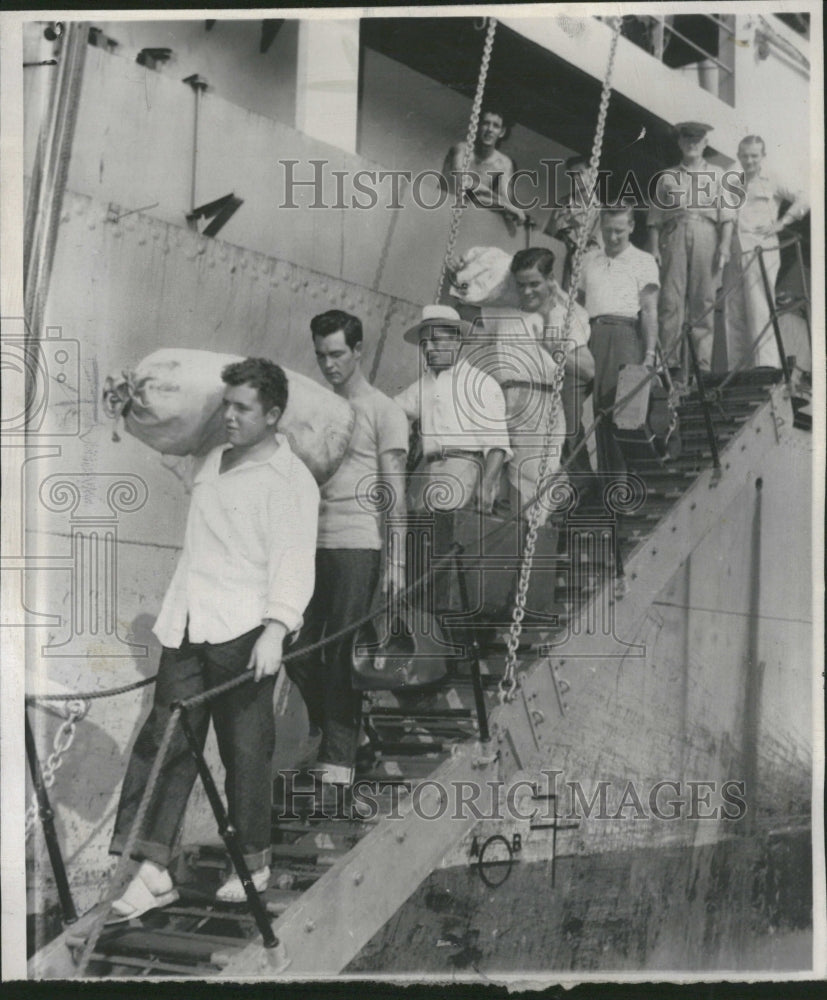 1946 Tulane Victory AFL Seafarers Strike - Historic Images