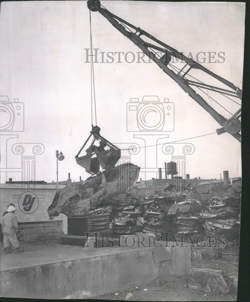 1957 Crush Blow Cook County Auto Salvage - Historic Images