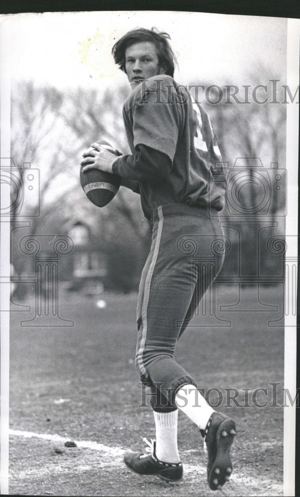 1971 University Quarterback Kevin - Historic Images