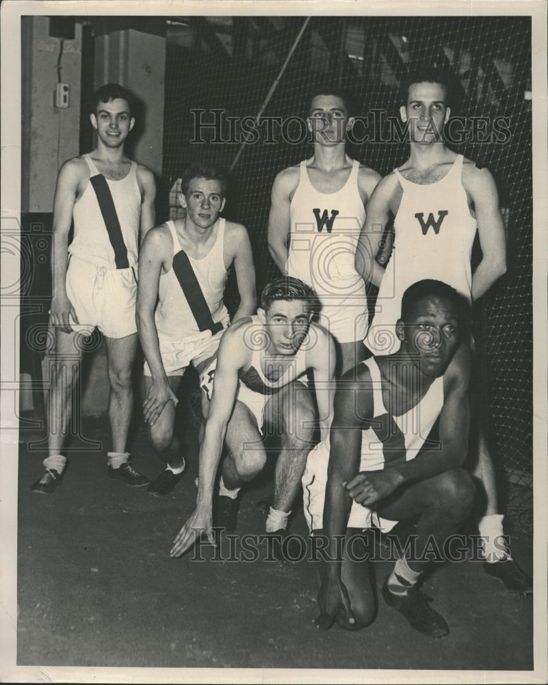 1952 Wright College Track Team - Historic Images