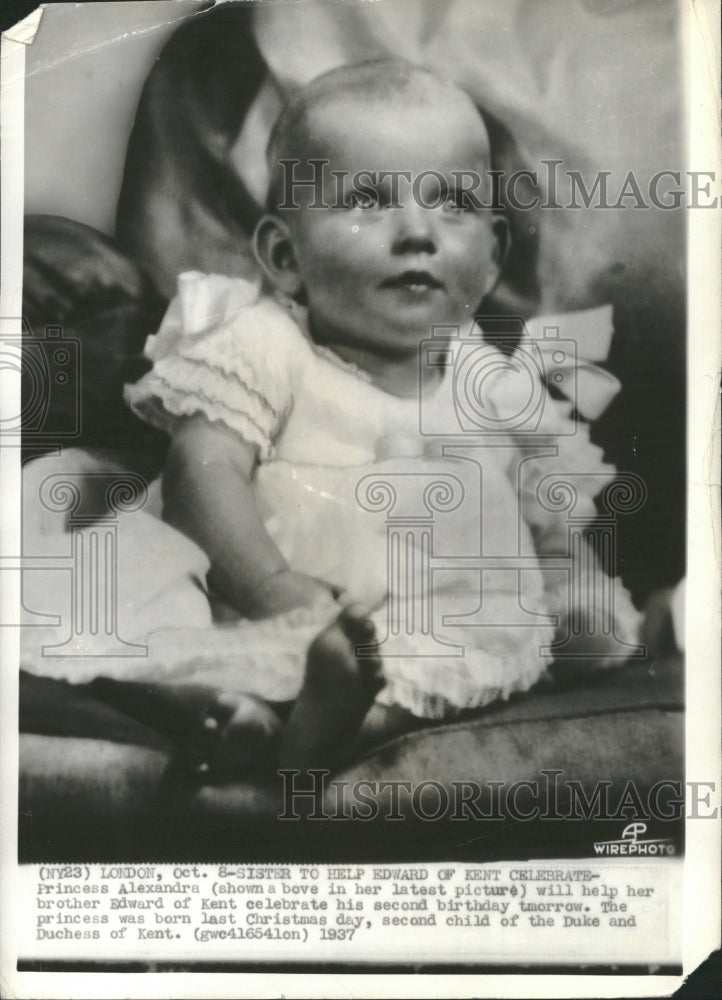 1937 PRINCESS ALEXANDRA DUKE AND DUCHESS - Historic Images