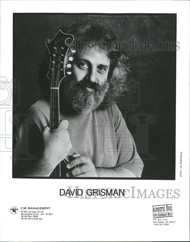 David Grisman Bluegrass Madolinist Composer - Historic Images