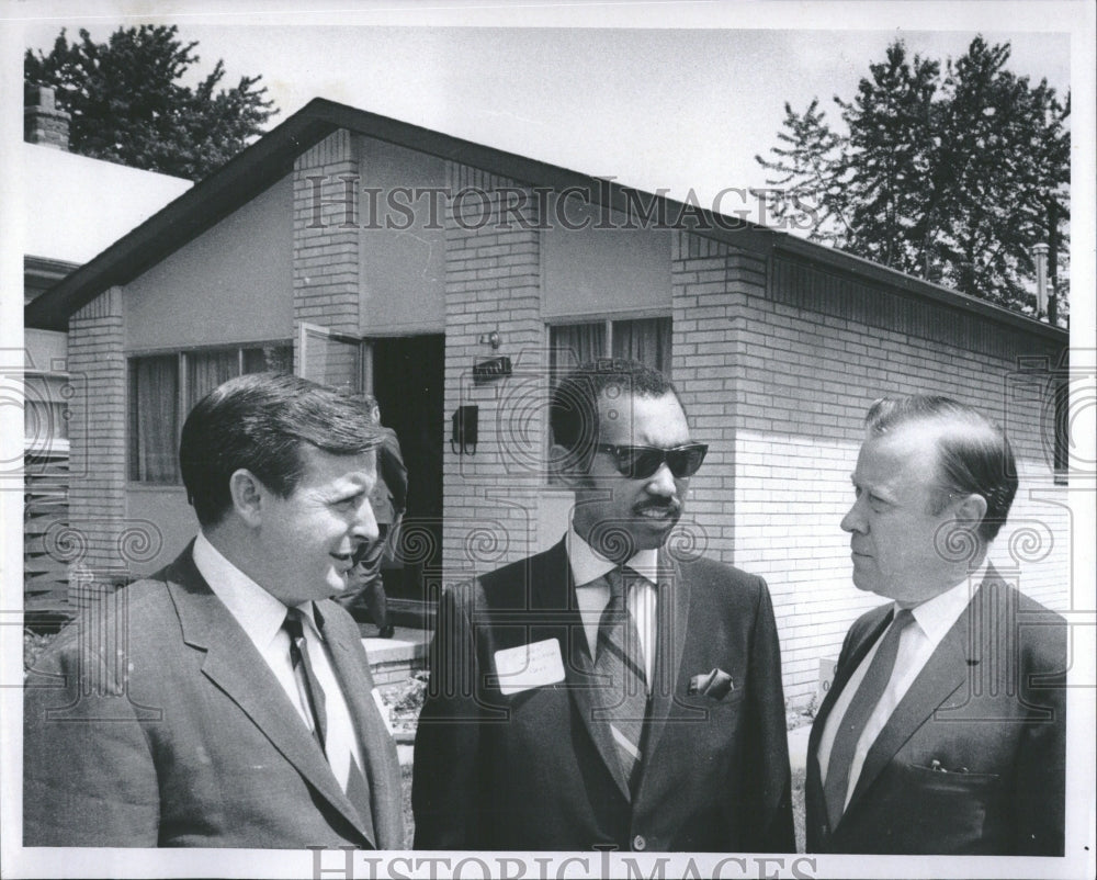 1969 Walter Reuther Edward Robinson Walker - Historic Images