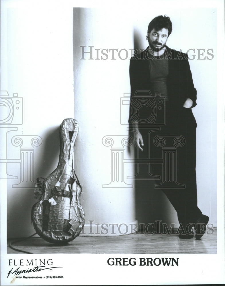 1988 Greg Brown Folk Musician Iowa waltz - Historic Images