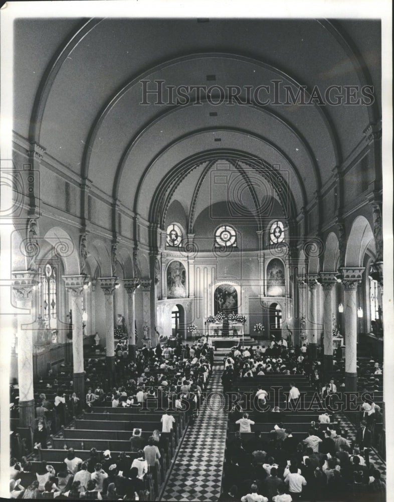 1968 Nativity Our Lord Church 100 Birthday - Historic Images