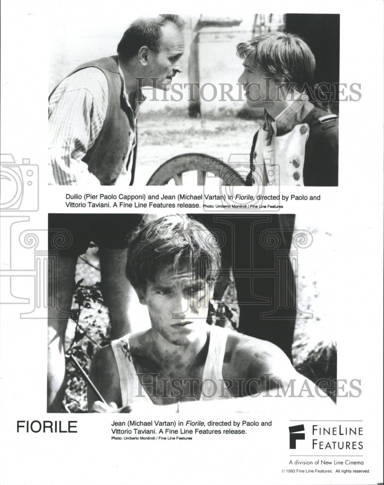 1993 Pier Paolo Capponi And Michael Vartan - Historic Images