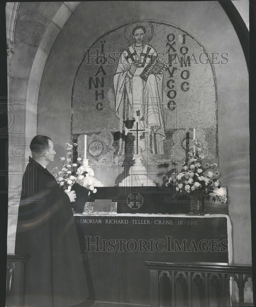 1956 Rev. Cuthbert Pratt St. Chrysostom Epi - Historic Images