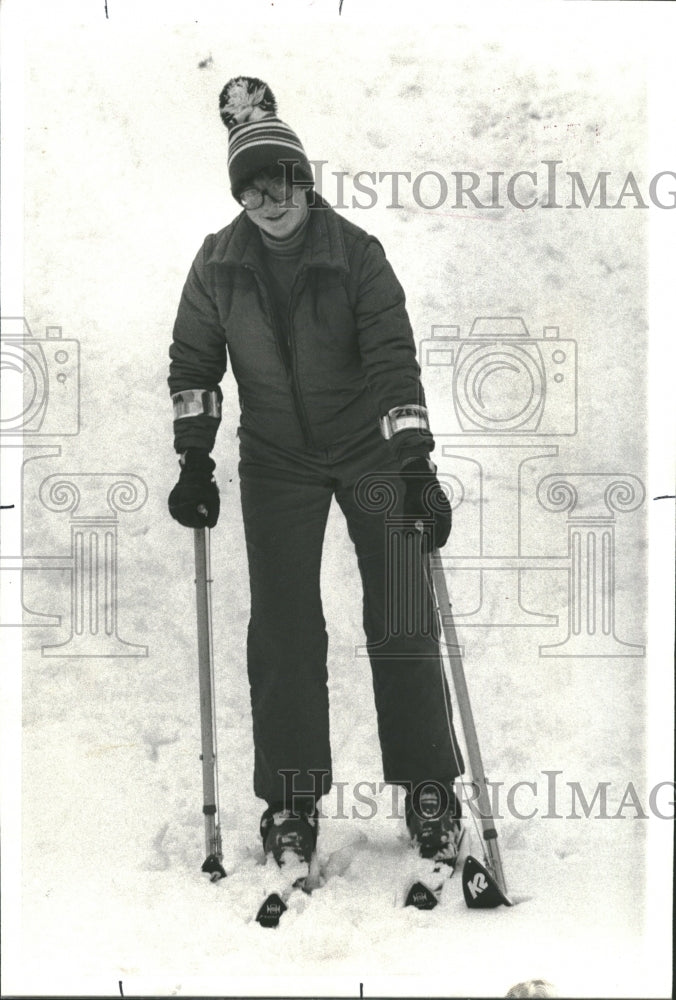 1978 Zehava Whitney Skier double amputee - Historic Images