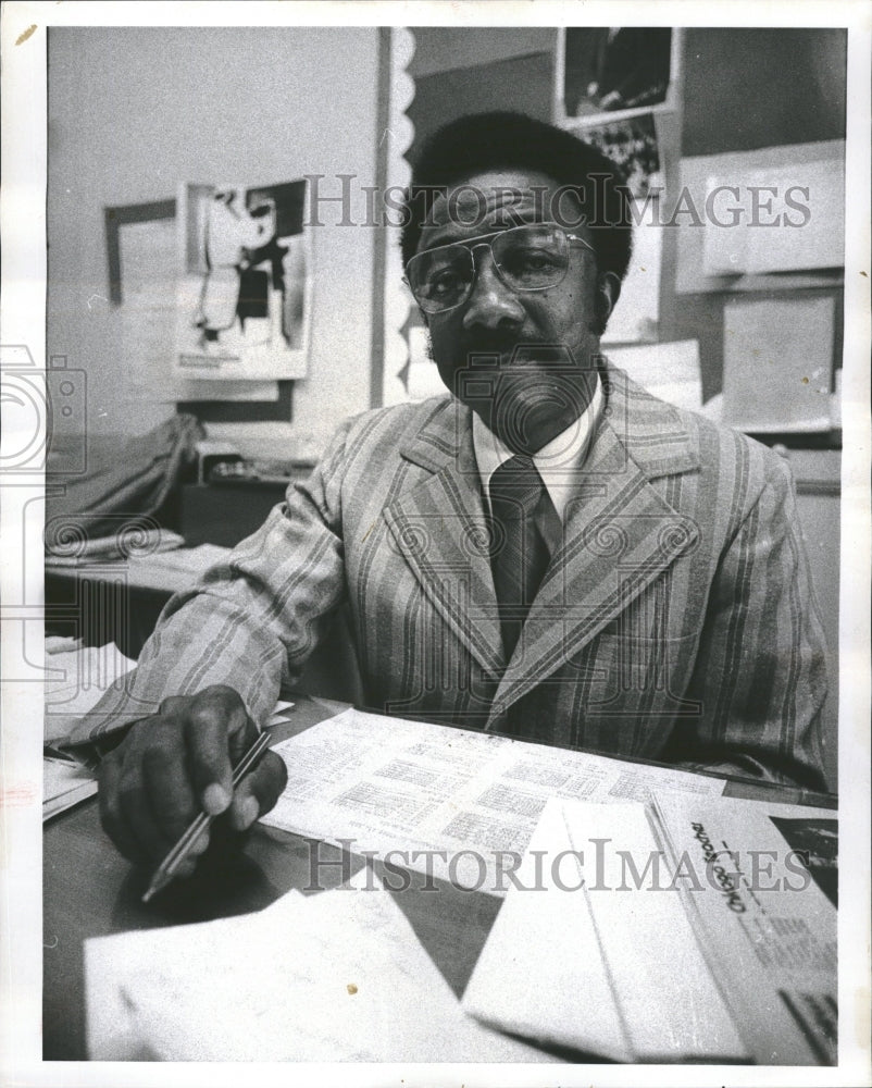 1974 Leland White, Principal of Bradwell - Historic Images