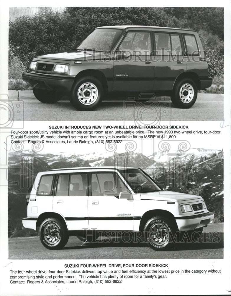 1992 Suzuki utility vehicles - Historic Images