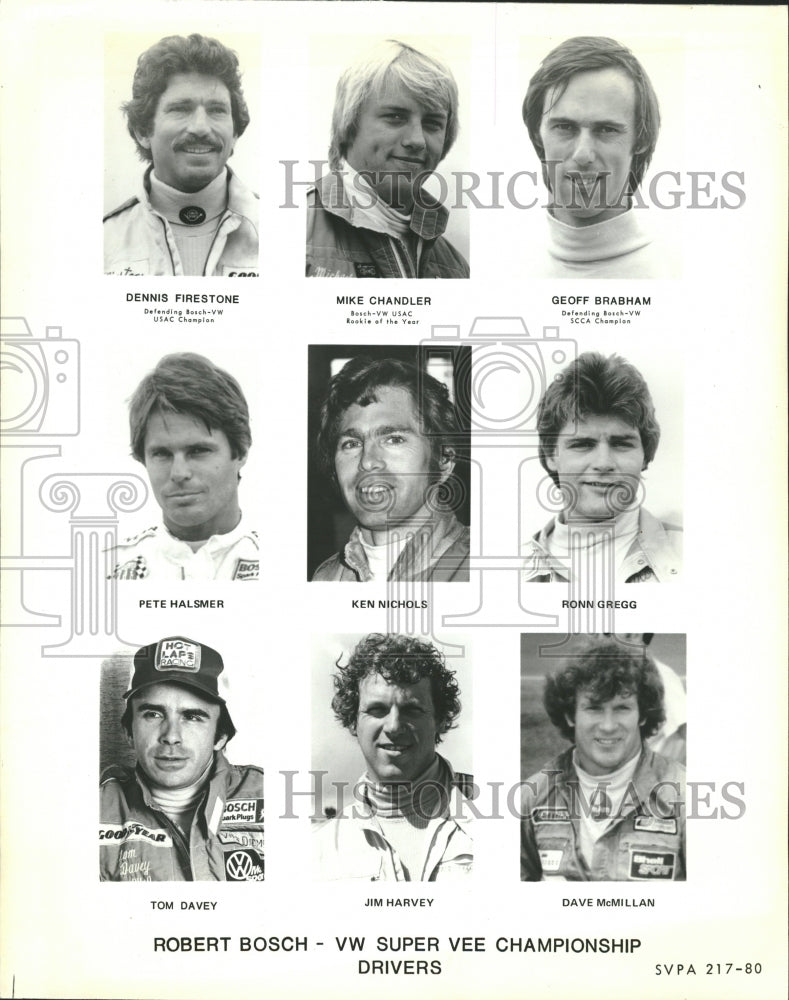 1980 VW  Vee Championship Drivers - Historic Images