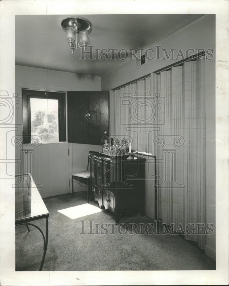 1954 Flexible Folding Doors Kitchen - Historic Images