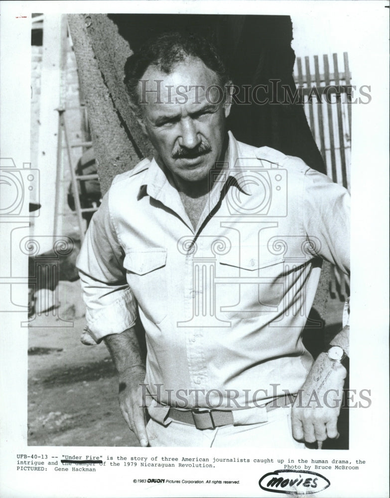 1983 Under Fire Film Actor Gene Hackman - Historic Images