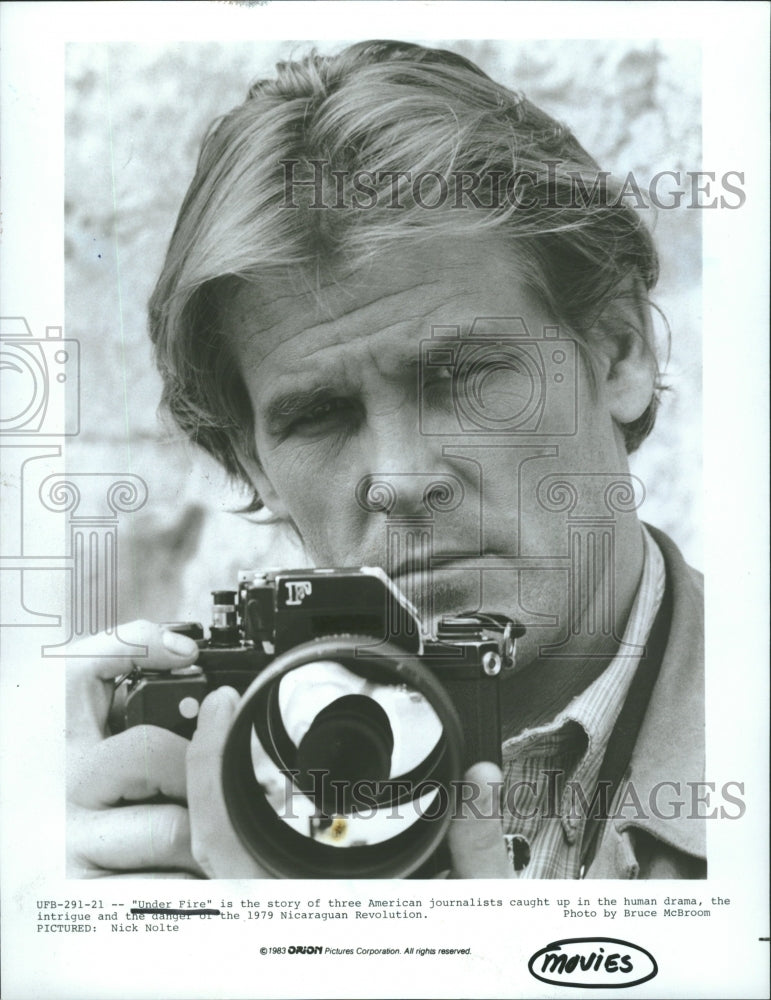 1983 Actor Nick Nolte Stars In &quot;Under Fire&quot; - Historic Images