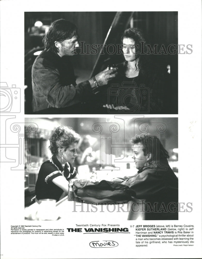 1993 Keifer Sutherland Jeff Bridges Movie - Historic Images