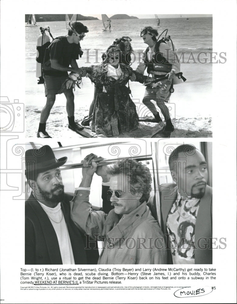 1993 Jonathan Silverman Troy Beyer McCarthy - Historic Images