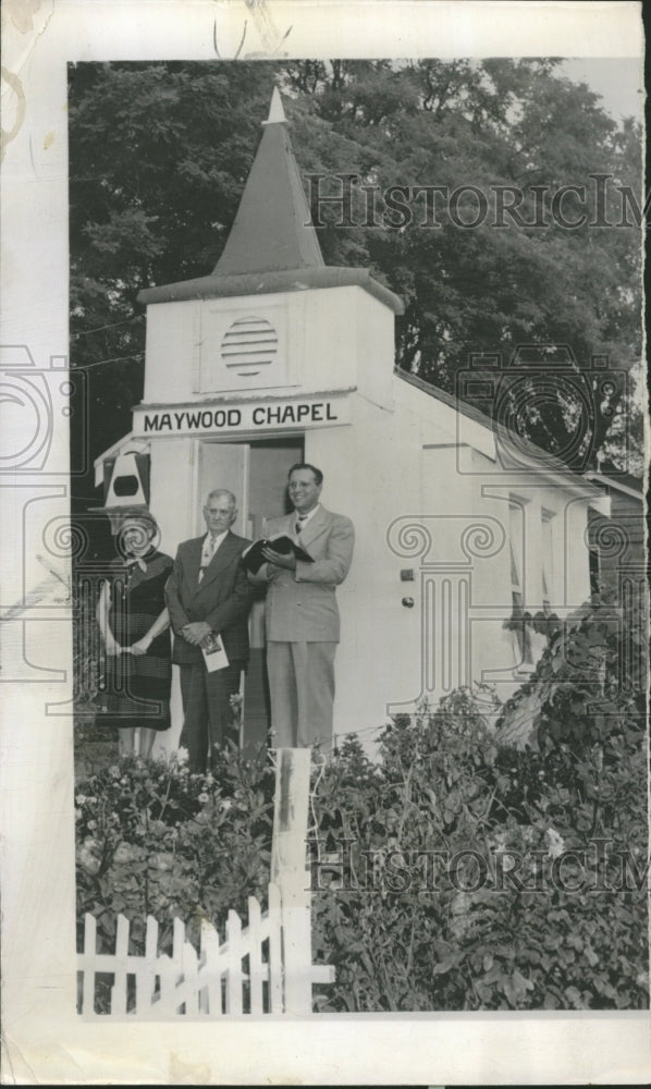 1953 Maywood Chapel Lester Hawkins - Historic Images
