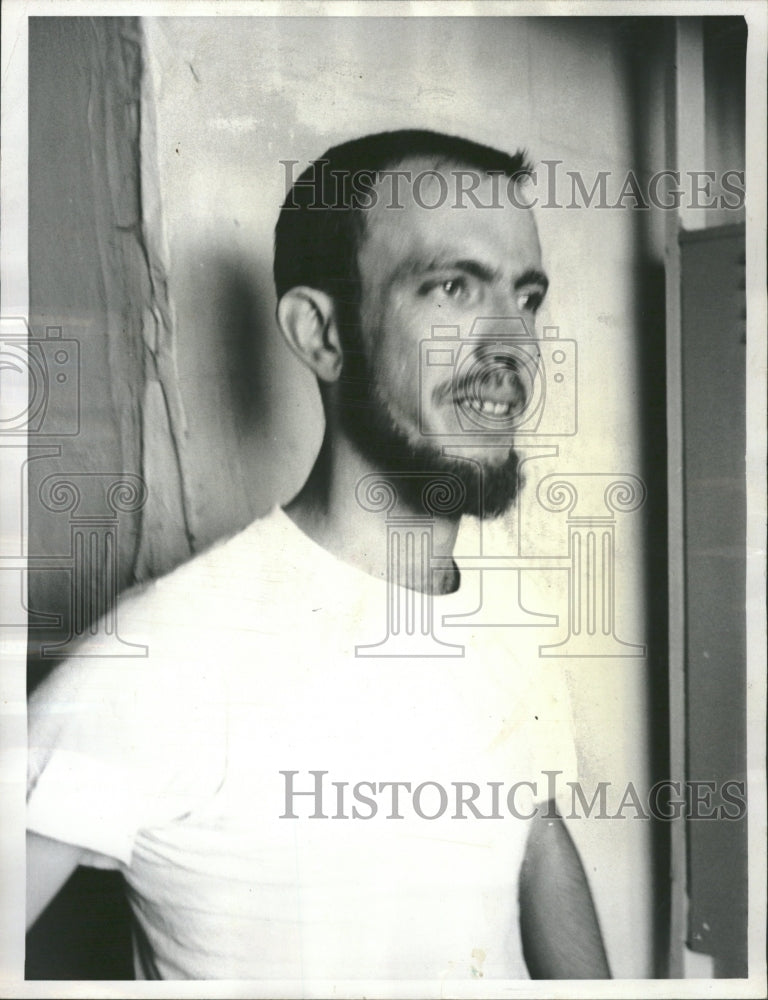 1966 Peter Wohld with a full grown beard - Historic Images