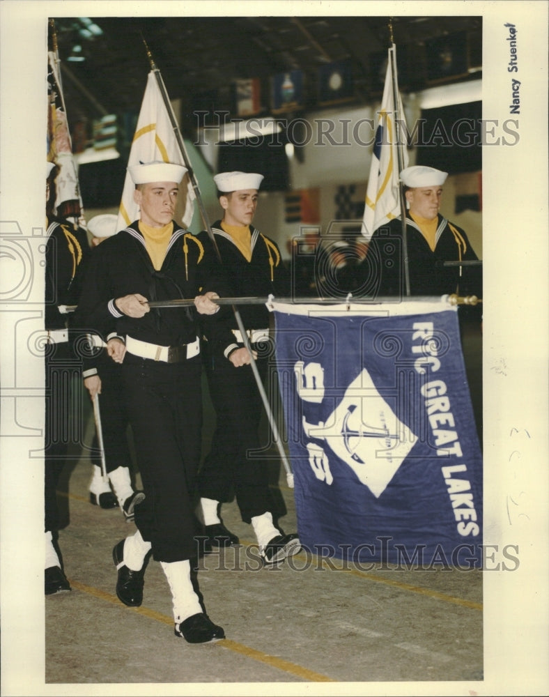 1993 US Navy GraduationCeremony Great Lakes - Historic Images