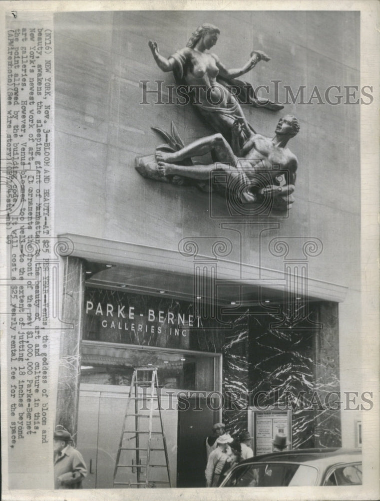 1949 Venus Parke-Benet Art Gallery New York - Historic Images