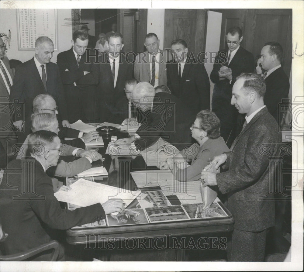 1960 Sidney Holzman Election Ballet Check - Historic Images