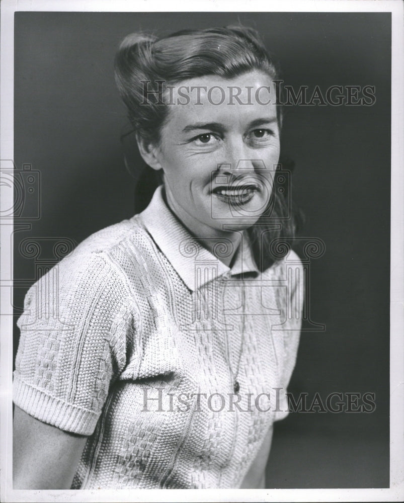 1950 Pauline May Betz Addie Tennis Player - Historic Images