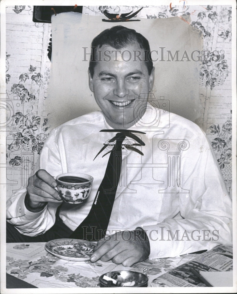1961 James Cavanagh Detroit Mayor - Historic Images
