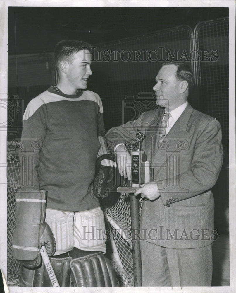1952 Mike Lodish Sterling Hockey Zeam Shaw - Historic Images