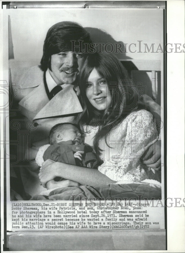 1972 Bobby Sherman Patricia Christopher - Historic Images