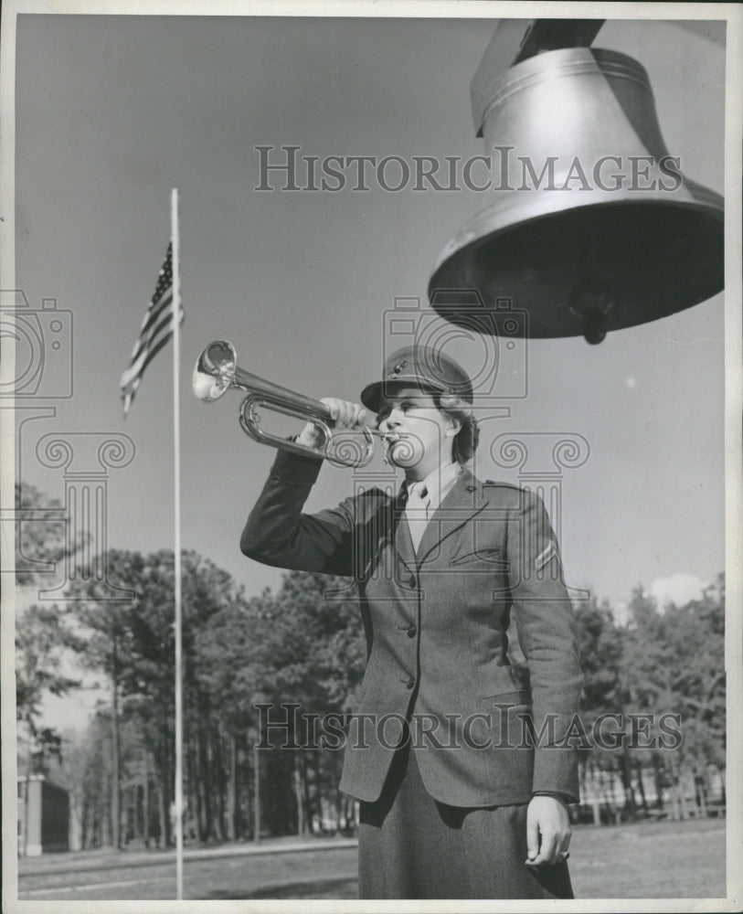 1944 Marine Corps Reserve Horn Blower - Historic Images