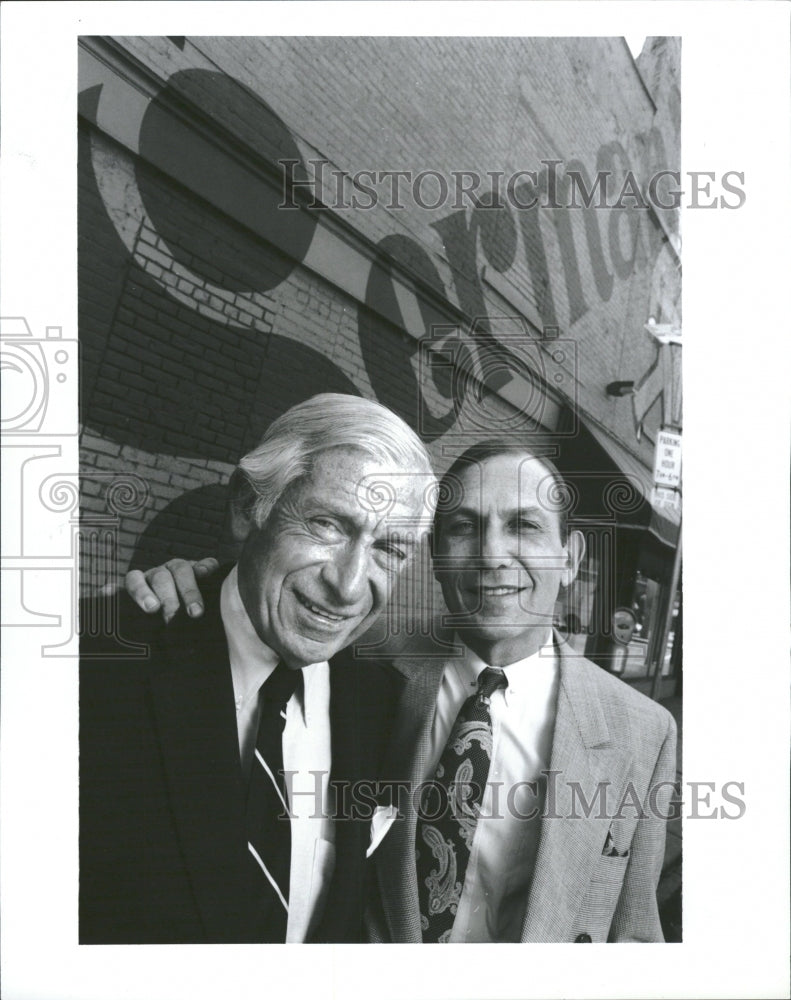 1991 Steven Ross uncle partner Bill Serman - Historic Images