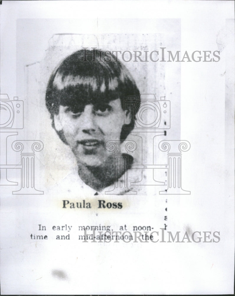 1967 Paula Ross Hair T Shirt Time Afternoon - Historic Images